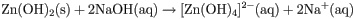 sample chem equation