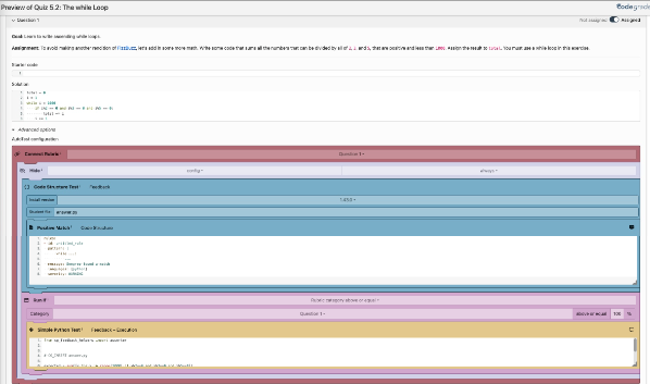 The AutoTest configuration.