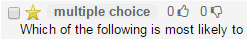 A starred question