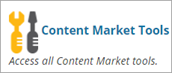 Screenshot of the Content Market Tools icon