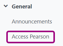 Pearson link under General