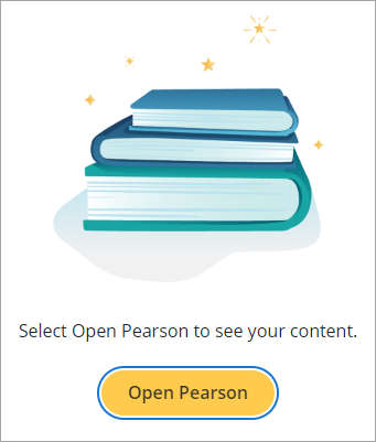 Screenshot of the Open Pearson button