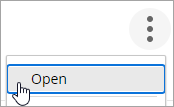 Open in Options menu