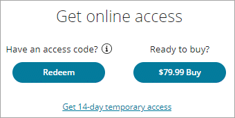 Get online access options