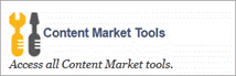 Content market tools