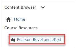 Revel and eText link