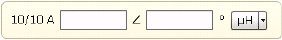 sample input boxes where you enter a real number or numbers as part of a complex number in polar-phasor form