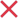 The cancel icon.