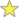 Gold star icon