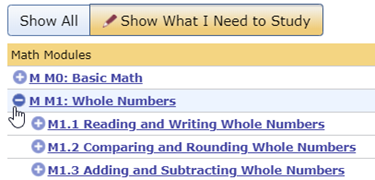 Expanded Extra Practice module