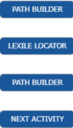 Path Builder, Lexile Locator, and Next Activity buttons showing what to do next