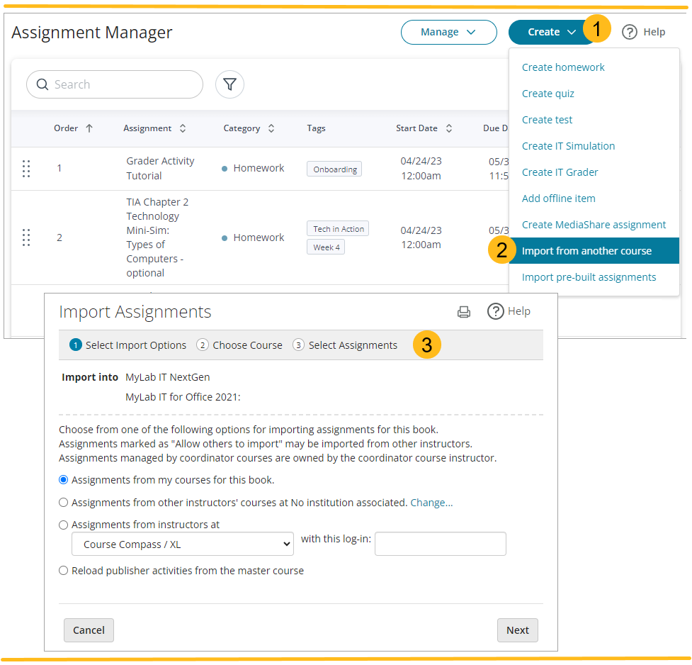 mylab import assignments