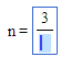 An example fraction with the cursor in the bottom box