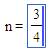 Exemple de fraction avec le curseur à droite de la fraction