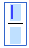 An example of the fraction template with the cursor in the top box An example of the fraction template with the cursor in the top box