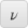 nu symbol (lowercase Greek letter)