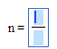 The cursor is initially in the top (numerator) box of the fraction template.