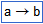 Example of a right conditional arrow